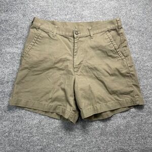 Patagonia Stand Up Shorts Mens 34 Khaki Tan Organic Cotton Canvas 5 Inseam 57227